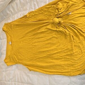 Gold mustard tunic old Navy size xl